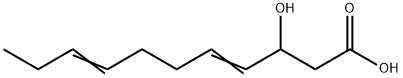 trans,cis-3-Hydroxyundeca-4,8-dienoic acid 结构式