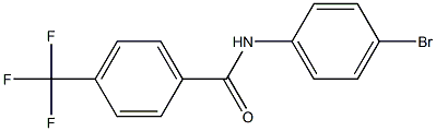 N-(4-溴苯)-4-(三氟甲基)苯甲酰胺,97%,785708-07-8,结构式