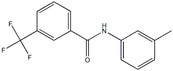 N-(3-甲基苯)-3-(三氟甲基)苯甲酰胺, 724431-19-0, 结构式