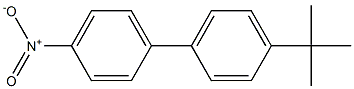 1-tert-Butyl-4-(4-nitrophenyl)benzene Struktur