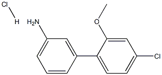 3-(4-Chloro-2-methoxyphenyl)aniline hydrochloride