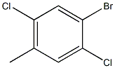 1-Bromo-2,5-Dichloro-4-methyl-benzene Struktur