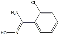 2-Chloro-N'-hydroxybenzene-1-carboximidamide 化学構造式