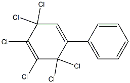 2,2,3,4,5,5-Hexachlorobiphenyl, Standard Struktur