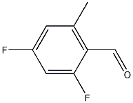 2,4-二氟-6-甲基苯甲醛, , 结构式