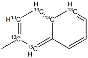 2-Methylnaphthalene  (13C6) Solution, , 结构式