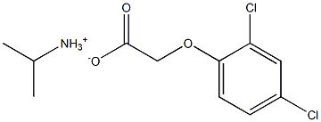 2.4-D isopropylamine salt Solution 结构式