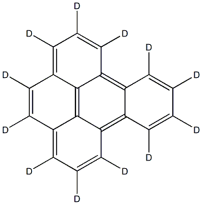 Benzo(e)pyrene  (d12) Solution 化学構造式