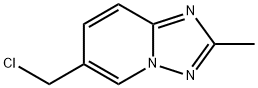 6-(氯甲基)-2-甲基-[1,2,4]三唑并[1,5-A]吡啶 结构式