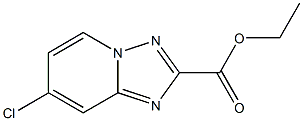 ethyl 7-chloro-[1,2,4]triazolo[1,5-a]pyridine-2-carboxylate,,结构式