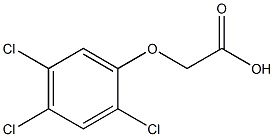 2,4,5-T 100 μg/mL in Methanol 化学構造式