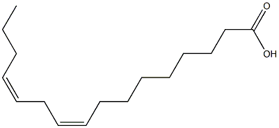 9(Z),12(Z)-Hexadecadienoic acid Structure