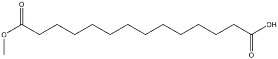 Tetradecanedioic methyl ester Struktur