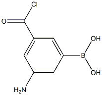 3-aMino-5-(chlorocarbonyl)phenylboronic acid 结构式