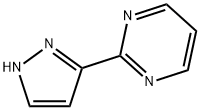 2-(1H-pyrazol-5-yl)pyriMidine 化学構造式