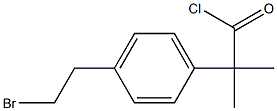 2-(4-(2-broMoethyl)phenyl)-2-Methylpropanoyl chloride