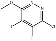 3-chloro-4,5-diiodo-6-Methoxypyridazine,1375303-14-2,结构式