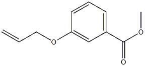 Methyl 3-(allyloxy)benzoate Struktur