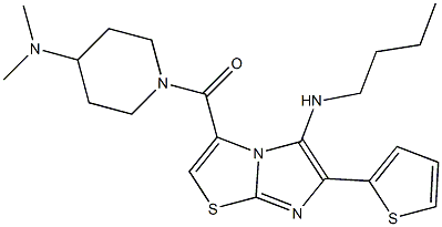  (5-(butylaMino)-6-(thiophen-2-yl)iMidazo[2,1-b]thiazol-3-yl)(4-(diMethylaMino)piperidin-1-yl)Methanone