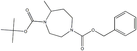 1-benzyl 4-tert-butyl 5-Methyl-1,4-diazepane-1,4-dicarboxylate|