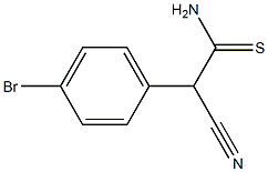 2-(4-broMophenyl)-2-cyanoethanethioaMide,,结构式