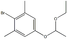 2-broMo-5-(1-ethoxyethoxy)-1,3-diMethylbenzene 结构式