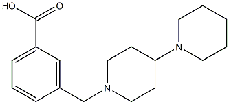 3-([1,4'-bipiperidin]-1'-ylMethyl)benzoic acid 结构式