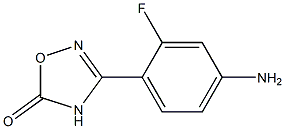 3-(4-aMino-2-fluorophenyl)-1,2,4-oxadiazol-5(4H)-one Struktur