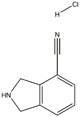 isoindoline-4-carbonitrile hydrochloride 化学構造式