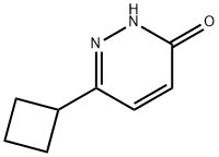 6-环丁基哒嗪-3(2H)-氧, 1161737-37-6, 结构式