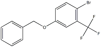 3-(benzyloxy)-6-broMo-1-trifluoroMethylbenzene Struktur