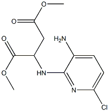 2-(3-AMino-6-chloro-pyridin-2-ylaMino)-succinic acid diMethyl ester Structure