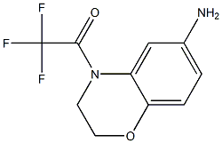 1-(6-aMino-2,3-dihydrobenzo[b][1,4]oxazin-4-yl)-2,2,2-trifluoroethanone Struktur