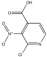 4-Pyridinecarboxylic acid, 2-chloro-3-nitro- Struktur