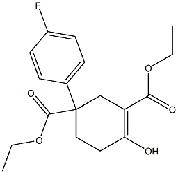 diethyl 1-(4-fluorophenyl)-4-hydroxycyclohex-3-ene-1,3-dicarboxylate