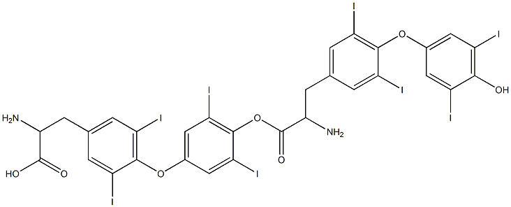 DL-Thyroxine DL-Thyroxine Structure