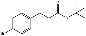 tert-butyl 3-(4-broMophenyl)propanoate 结构式