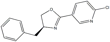 (S)-4-Benzyl-2-(6-chloropyridin-3-yl)-4,5-dihydrooxazole Structure