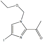 1-(1-(ethoxyMethyl)-4-iodo-1H-iMidazol-2-yl)ethanone Struktur