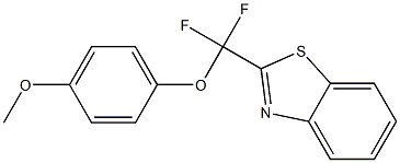 2-(Difluoro(4-Methoxyphenoxy)Methyl)benzo[d]thiazole,,结构式