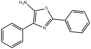 2,4-diphenylthiazol-5-aMine 结构式