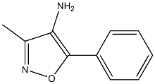 3-Methyl-5-phenylisoxazol-4-aMine 化学構造式