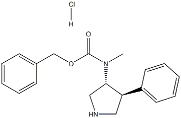  benzyl (Trans-4-phenylpyrrolidin-3-yl)MethylcarbaMate hydrochloride