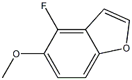 4-fluoro-5-Methoxybenzofuran Struktur