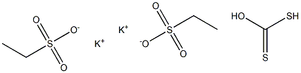 Di(potassiuM ethyl-2-sulfonate) Dithiocarbonate 结构式