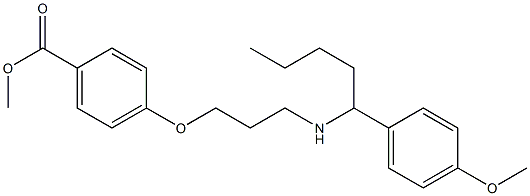  4-[3-[Butyl(4-Methoxyphenyl)Methyl]aMinopropoxy]-benzoic Acid Methyl Ester