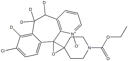 Loratadine-d4 Epoxide N-Oxide,,结构式