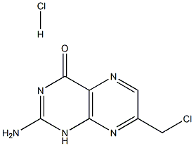 2-AMino-7-(chloroMethyl)pteridin-4(1H)-one Hydrochloride,1391054-83-3,结构式