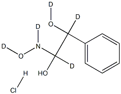 Dioxethedrin-d5 Hydrochloride Struktur