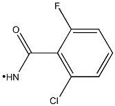 2-氟-6-氯苯甲酸酰胺 结构式